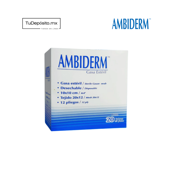 Gasa Estéril Tejida 10x10 Ambiderm